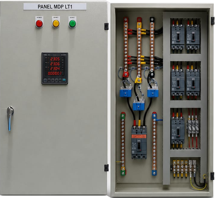 Smart Control Panel integrasi HVAC, lighting, power, monitoring