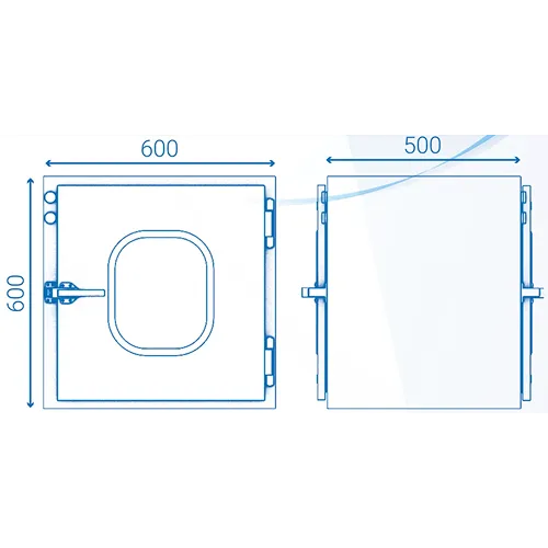 Pass Box detail pintu
